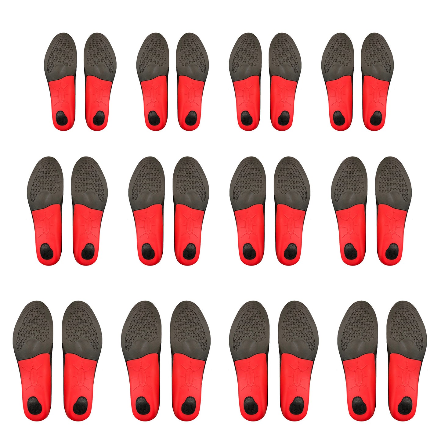 4X Set Full Whole Insoles Shoe Inserts 3-Size Combo Arch Support Foot Pads V274-GM-BI-INSOLE-FL-SML4