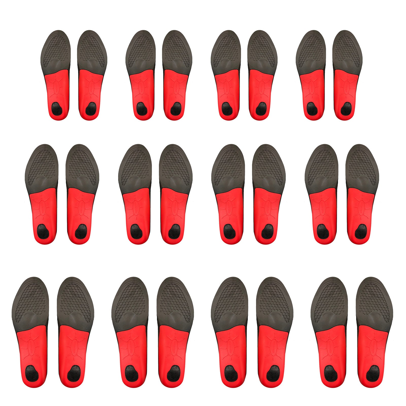 4X Set Full Whole Insoles Shoe Inserts 3-Size Combo Arch Support Foot Pads V274-GM-BI-INSOLE-FL-SML4