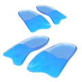 2X Pair Half Insoles Shoe Inserts L Size Gel Arch Support Foot Pad V274-GM-BI-INSOLE-HF-L2