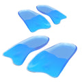 2X Pair Half Insoles Shoe Inserts S Size Gel Arch Support Foot Pad V274-GM-BI-INSOLE-HF-S2
