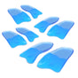 4X Pair Half Insoles Shoe Inserts S Size Gel Arch Support Foot Pad V274-GM-BI-INSOLE-HF-S4