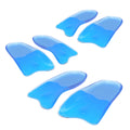 Half Insoles Shoe Inserts 3-Size Combo Gel Arch Support Foot Pad V274-GM-BI-INSOLE-HF-SML