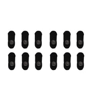 12X Rexy Cushion No Show Ankle Socks Medium Non-Slip Breathable BLACK V274-GM-RXCNOS-M12-BK