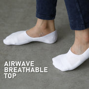 12X Rexy Cushion No Show Ankle Socks Medium Non-Slip Breathable BLACK V274-GM-RXCNOS-M12-BK