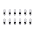 12X Rexy Cushion No Show Ankle Socks Medium Non-Slip Breathable WHITE V274-GM-RXCNOS-M12-WH