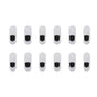 12X Rexy Cushion No Show Ankle Socks Medium Non-Slip Breathable WHITE V274-GM-RXCNOS-M12-WH