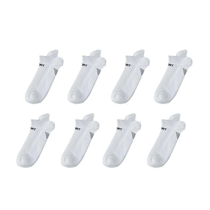 8X Rexy Seamless Sport Sneakers Socks Large Non-Slip Heel Tab WHITE V274-GM-RXSPSK-L8-WH_