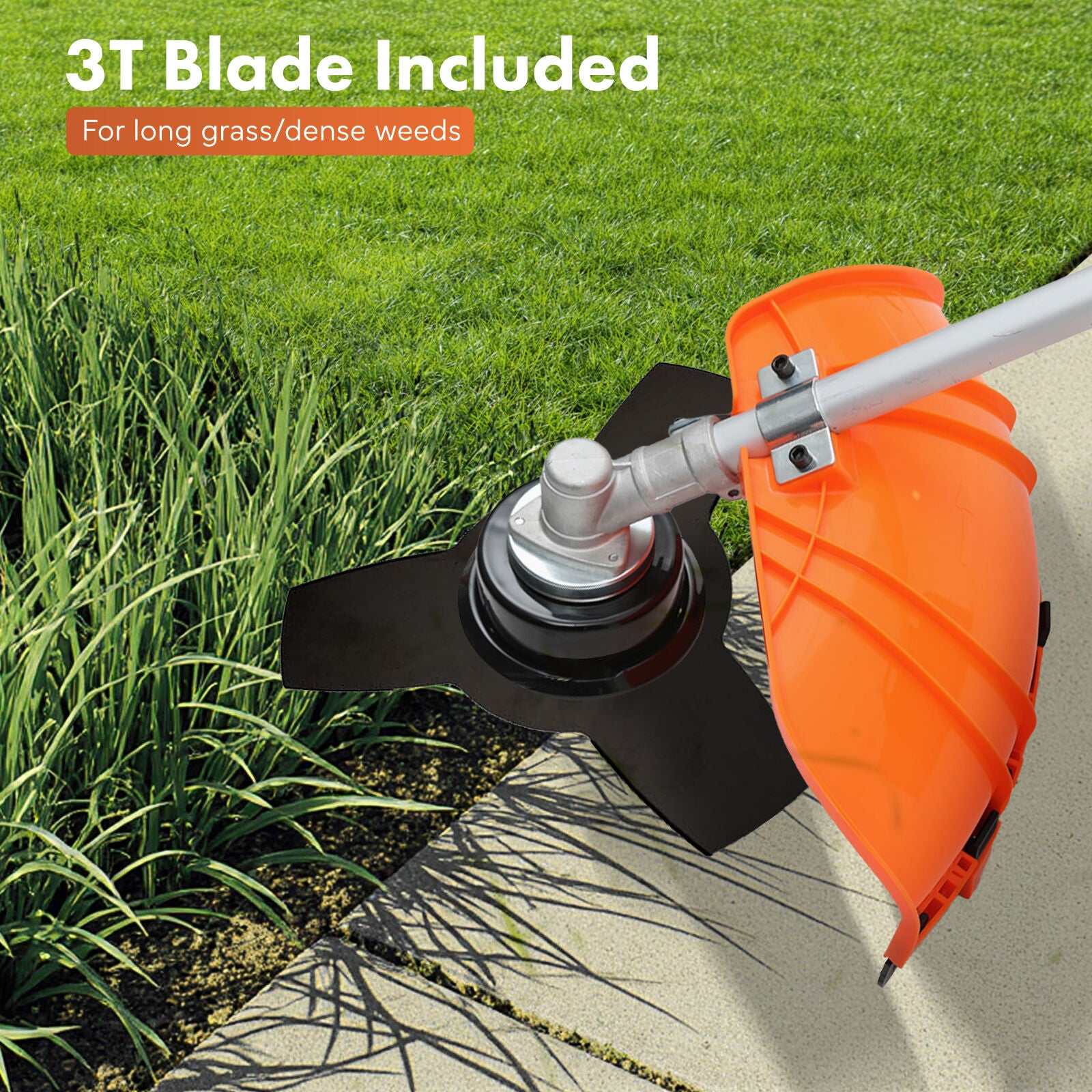 Dynamic Power 26cc Petrol Whipper Snipper Brush Cutter + 1 Blade V274-GN-BC2600