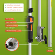 Dynamic Power 26cc Petrol Whipper Snipper Brush Cutter + 1 Blade V274-GN-BC2600