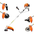 Dynamic Power 43cc Petrol Whipper Snipper Brush Cutter + 4 Blade V274-GN-BC4300-2-8-40