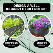 Garden Greenhouse Walk-In Shed 3.5x2x2M PE Apex V274-GN-GH352020T-GN