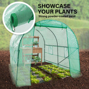 Garden Greenhouse Shed PE Cover Only 300cm Dome Tunnel V274-GN-GHCV302020-GN