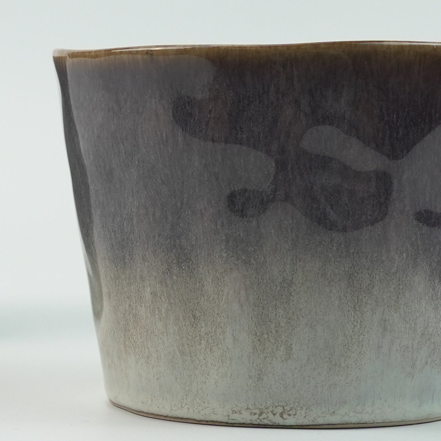 2X Reactive Glazed Ceramic Organic Coffee Mug 350ml Natural EARTHY GREY BLUE V274-HA-LA-P0024806-BUVT