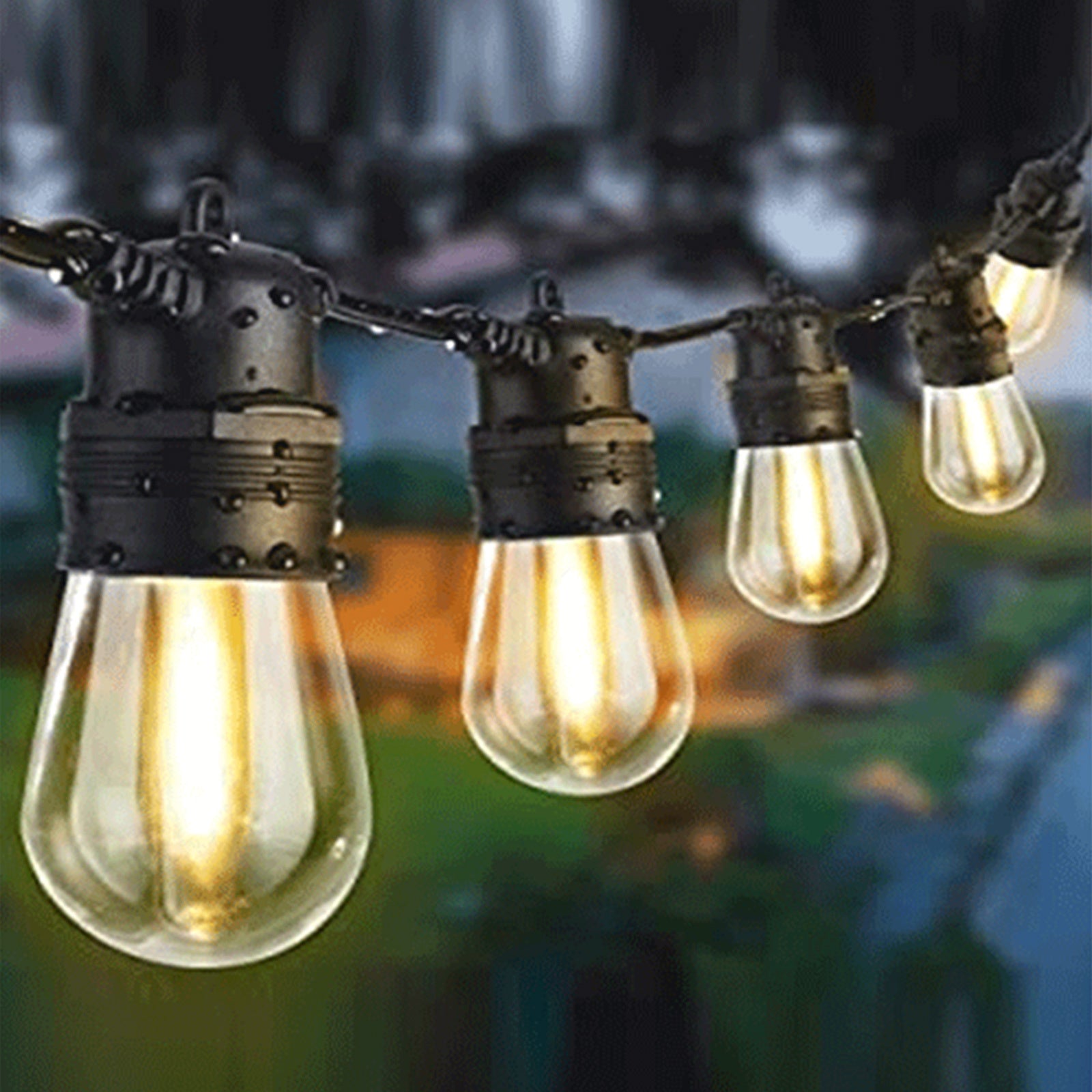Festoon String Lights 20 Bulbs 23M Fairy LED Waterproof Outdoor Christmas Party V274-HA-SS-GL-EE220