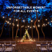 Festoon String Lights 20 Bulbs 23M Fairy LED Waterproof Outdoor Christmas Party V274-HA-SS-GL-EE220