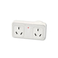 Sansai Surge Protected Adaptor Double Right Hand V274-HA-SS-PAD-017RS