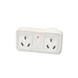 Sansai Surge Protected Adaptor Double Right Hand V274-HA-SS-PAD-017RS