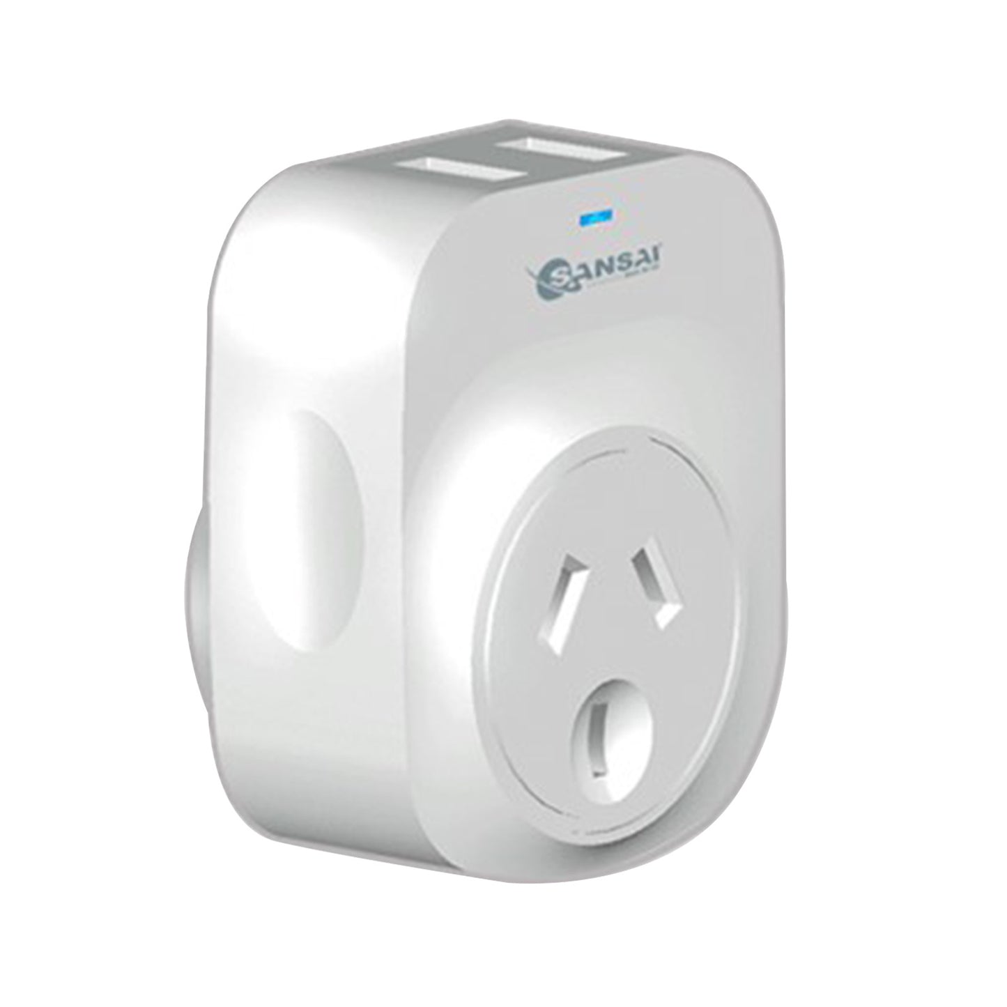 Sansai Travel Adaptor 2 X USB - USA V274-HA-SS-STV-3009