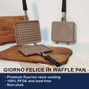 Giorno Felice IH Waffle Maker Pan Non-Stick Double-Sided Detachable V274-HA-TS-WAFPAN-GY