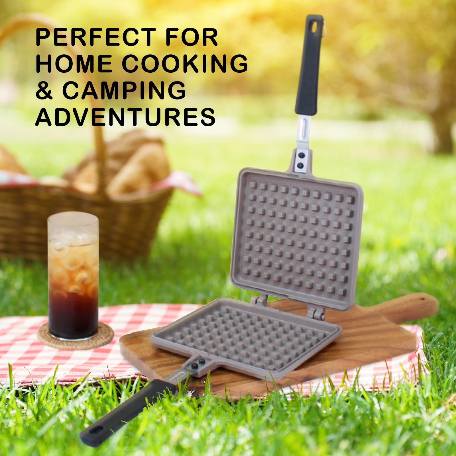 Giorno Felice IH Waffle Maker Pan Non-Stick Double-Sided Detachable V274-HA-TS-WAFPAN-GY