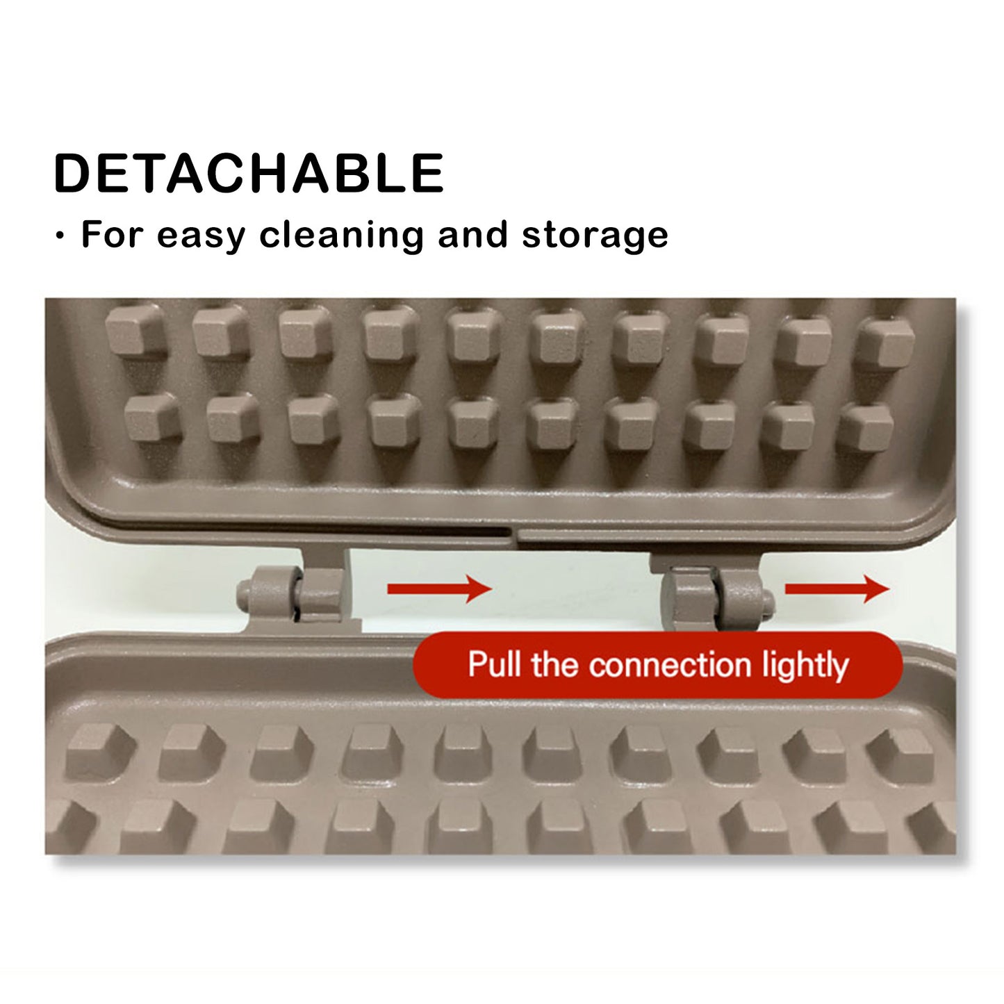 Giorno Felice IH Waffle Maker Pan Non-Stick Double-Sided Detachable V274-HA-TS-WAFPAN-GY
