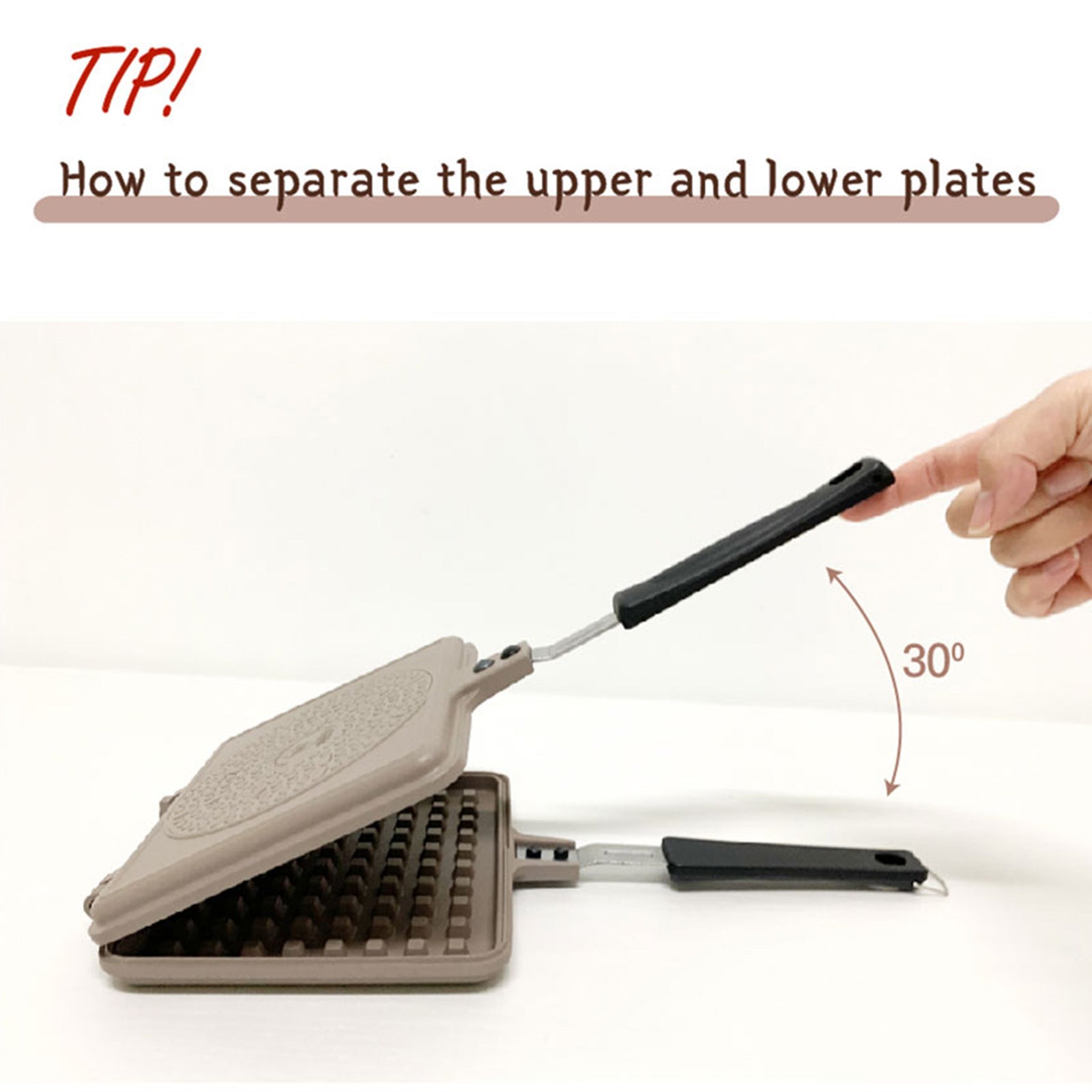 Giorno Felice IH Waffle Maker Pan Non-Stick Double-Sided Detachable V274-HA-TS-WAFPAN-GY