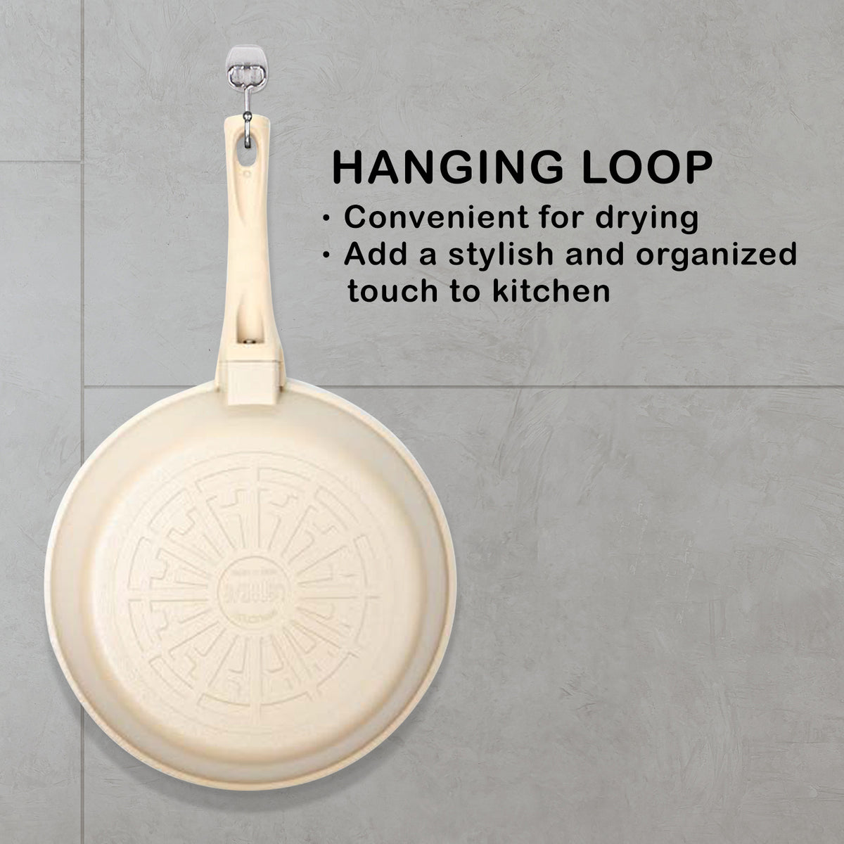 Giorno Felice IH Wok Pan 28cm Ceramic Non-Stick Stir Frypan Induction V274-HA-TS-WOK28-BE