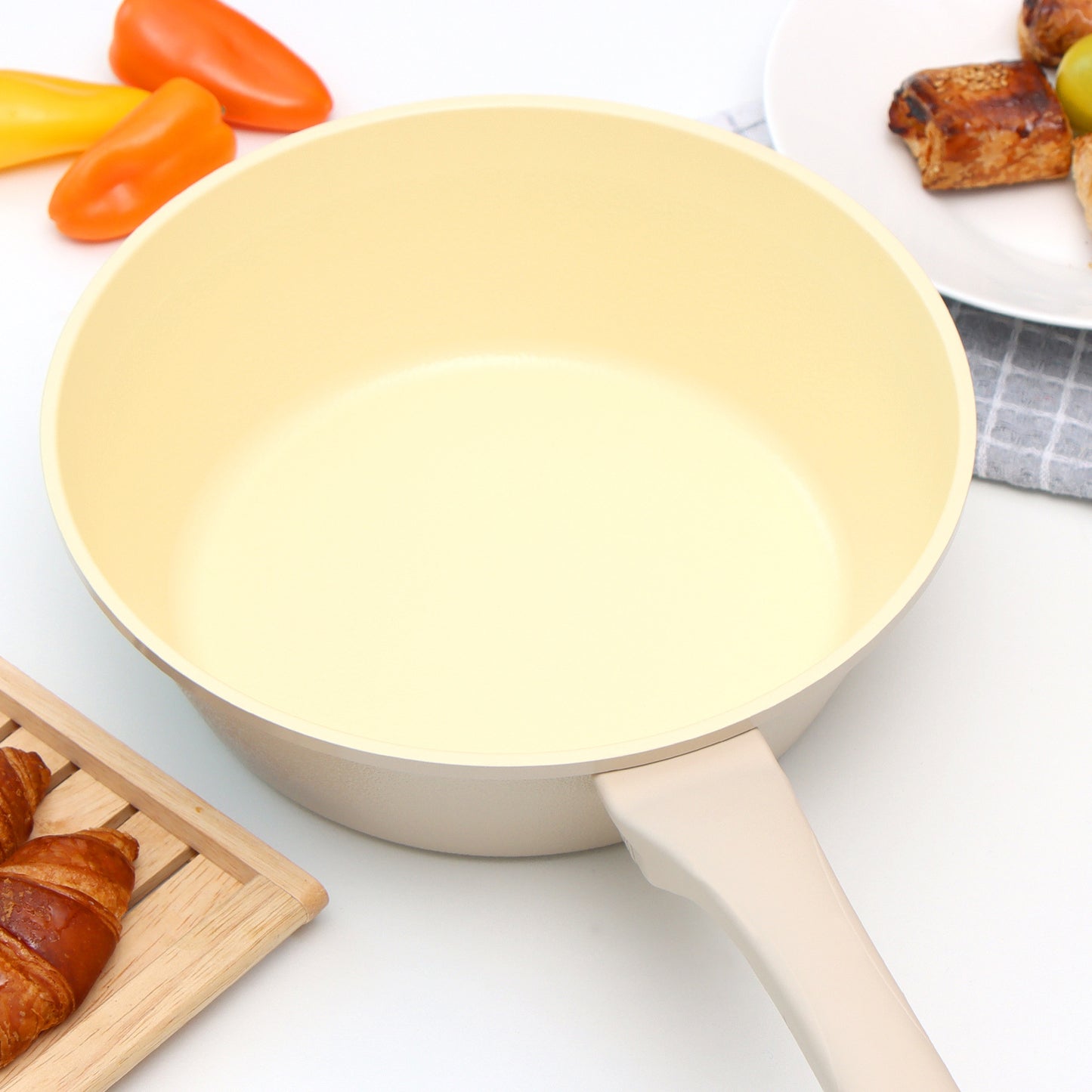 Giorno Felice IH Wok Pan 28cm Ceramic Non-Stick Stir Frypan Induction V274-HA-TS-WOK28-BE