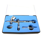 Air Brush Spray Gun Dual Action Mirco Air Control Kit 0.2mm V274-HB-AB203