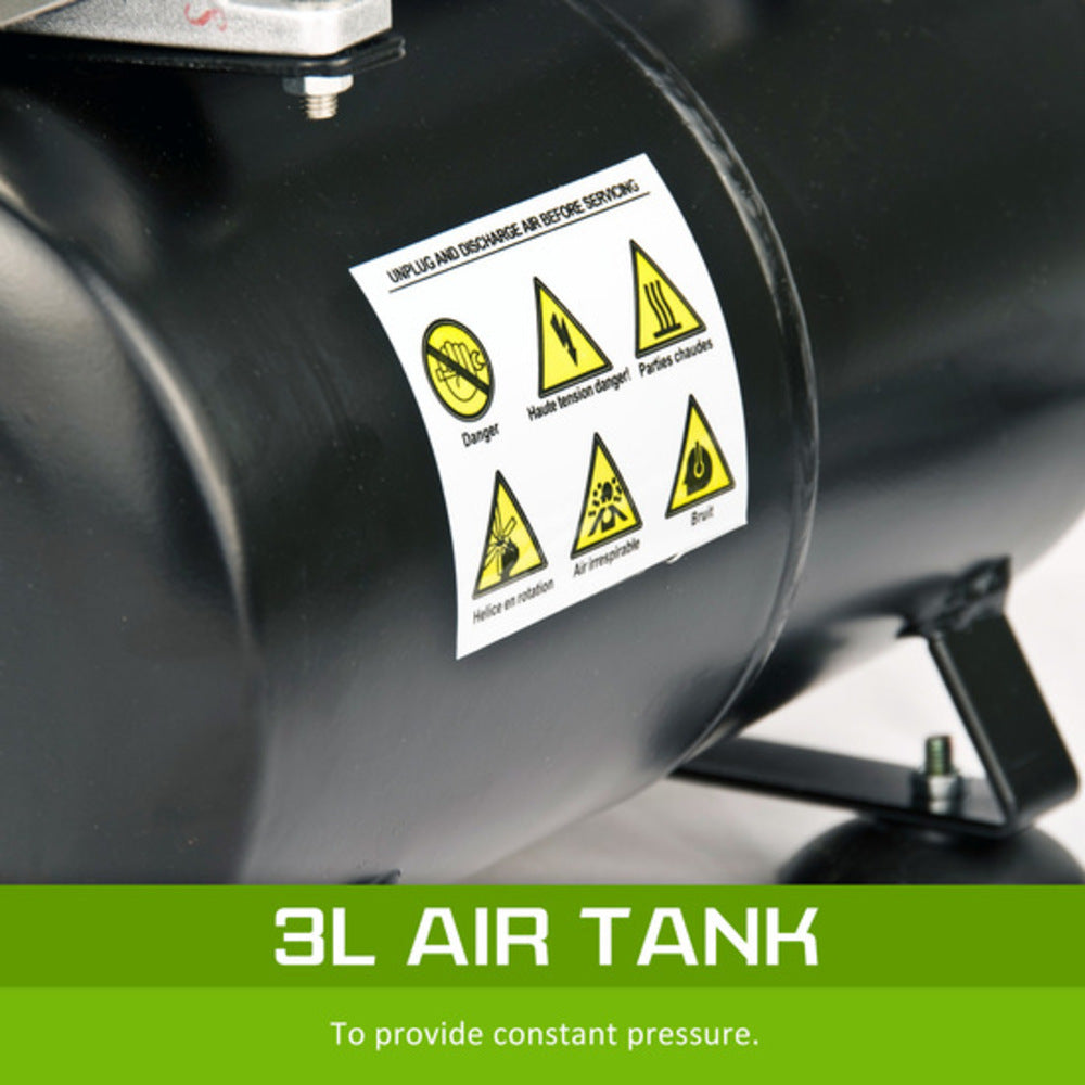Air Brush Compressor for Air Brush Spray 1/6HP 3L V274-HB-AS186