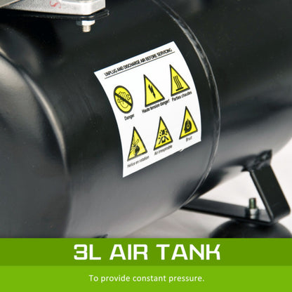 Air Brush Compressor for Air Brush Spray 1/6HP 3L V274-HB-AS186
