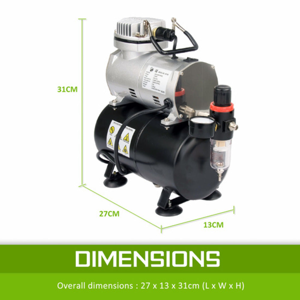 Air Brush Compressor for Air Brush Spray 1/6HP 3L V274-HB-AS186