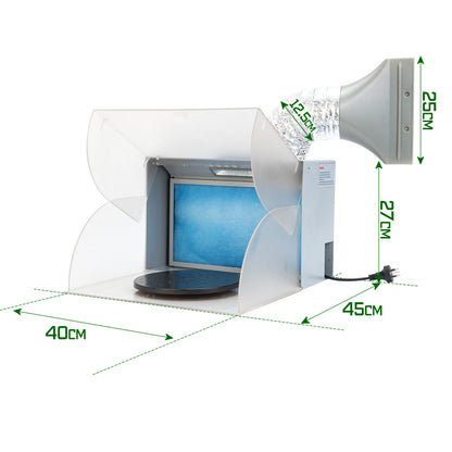 Portable Exhaust Fan Air Brush Spray Booth with LED V274-HB-BD510