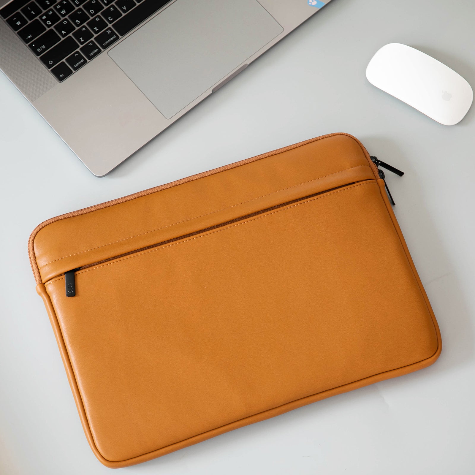 15 inch Laptop Sleeve Padded Travel Carry Case Bag L size ERATO BROWN V274-OF-DST-LAPBG101L-BN