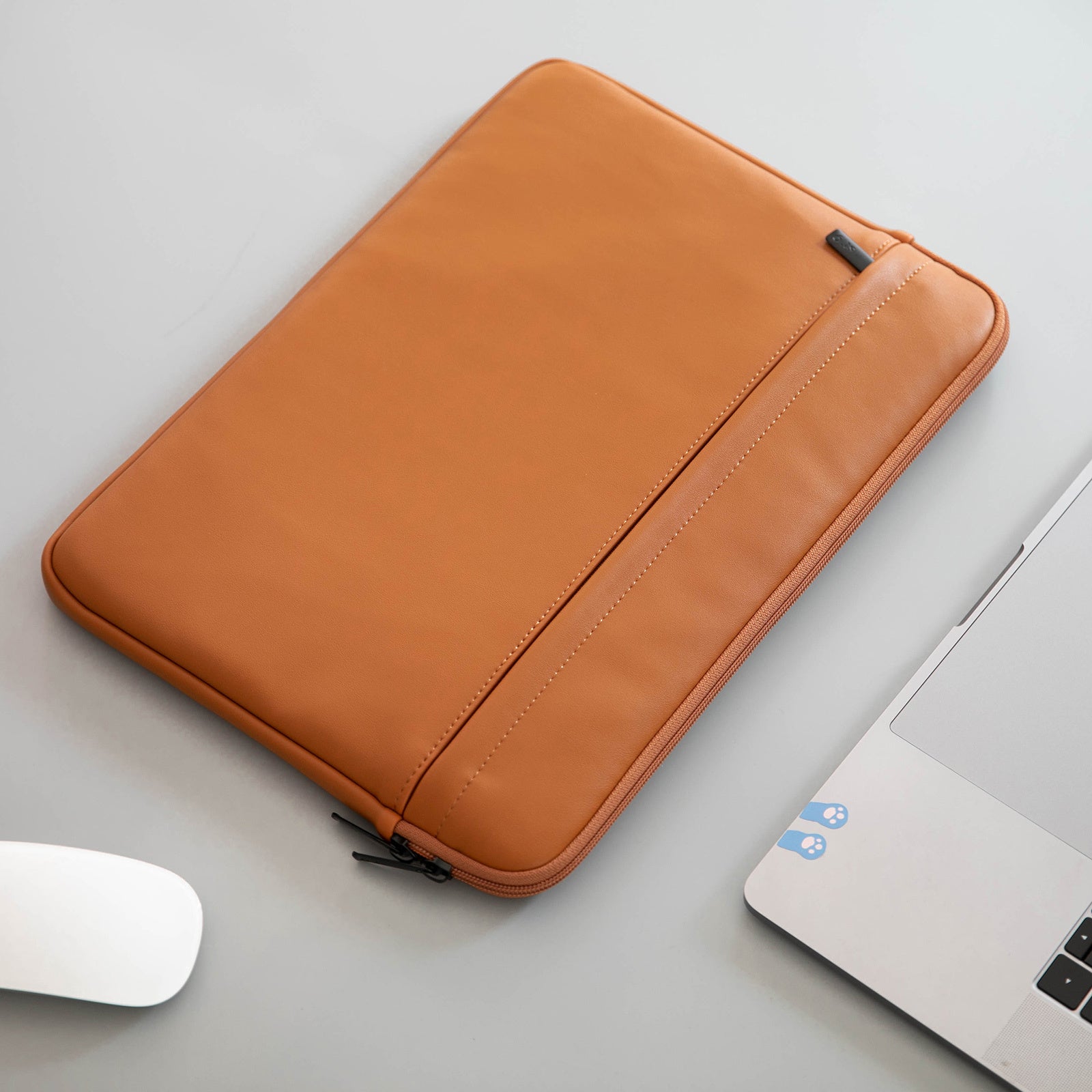 15 inch Laptop Sleeve Padded Travel Carry Case Bag L size ERATO BROWN V274-OF-DST-LAPBG101L-BN