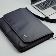 15.6/16 inch Laptop Sleeve Padded Shoulder Bag Travel Carry Case LATO BLACK V274-OF-DST-LAPBG108L-BK