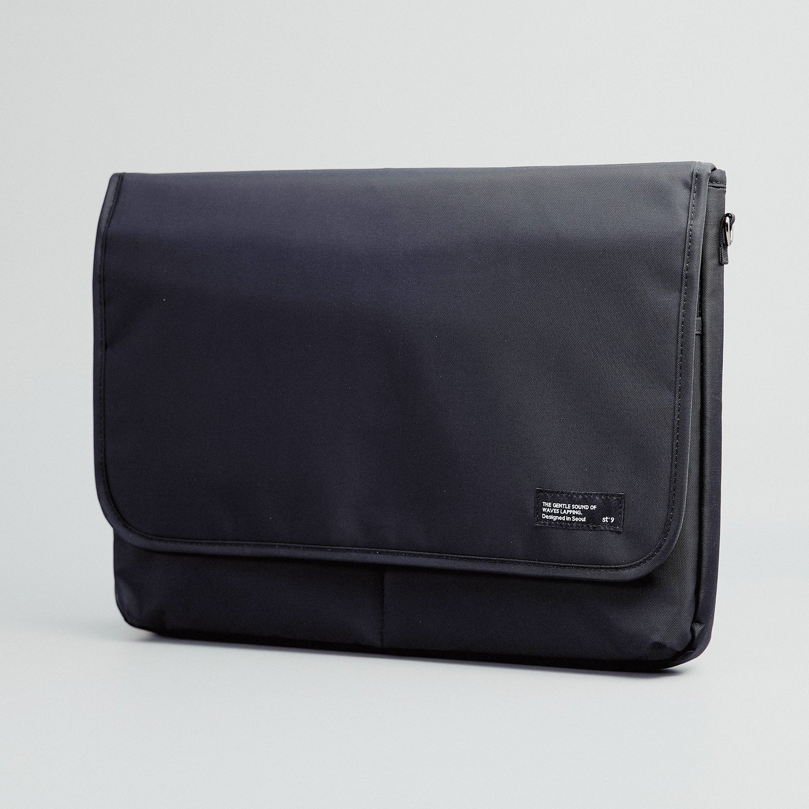 15.6/16 inch Laptop Sleeve Padded Shoulder Bag Travel Carry Case LATO BLACK V274-OF-DST-LAPBG108L-BK