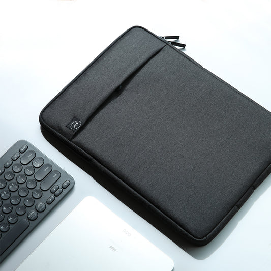 15 inch Laptop Sleeve Padded Travel Carry Case Bag L size LUKE BLACK V274-OF-DST-LAPBG109L-BK