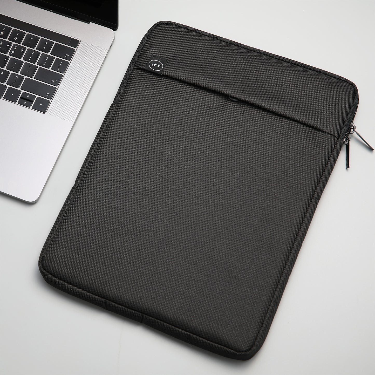 15 inch Laptop Sleeve Padded Travel Carry Case Bag L size LUKE BLACK V274-OF-DST-LAPBG109L-BK