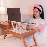 Adjustable Laptop Stand Foldable Tablet Book PC Holder Desk WHITE V274-OF-GB-PELSTD-WH