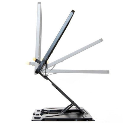 Adjustable Laptop Stand Foldable Tablet Book PC Holder Desk WHITE V274-OF-GB-PELSTD-WH