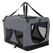 Portable Soft Dog Cage Crate Carrier XXXL GREY V274-PET-02XXXL-GY