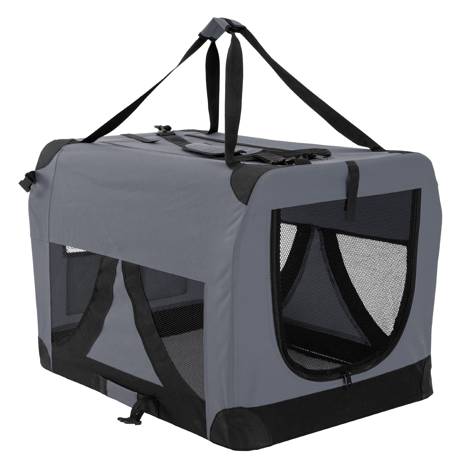 Portable Soft Dog Cage Crate Carrier XXXL GREY V274-PET-02XXXL-GY