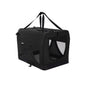 Portable Soft Dog Cage Crate Carrier L BLACK V274-PET-3002L-BK