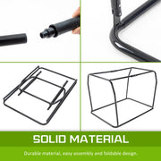 Portable Soft Dog Cage Crate Carrier L BLACK V274-PET-3002L-BK