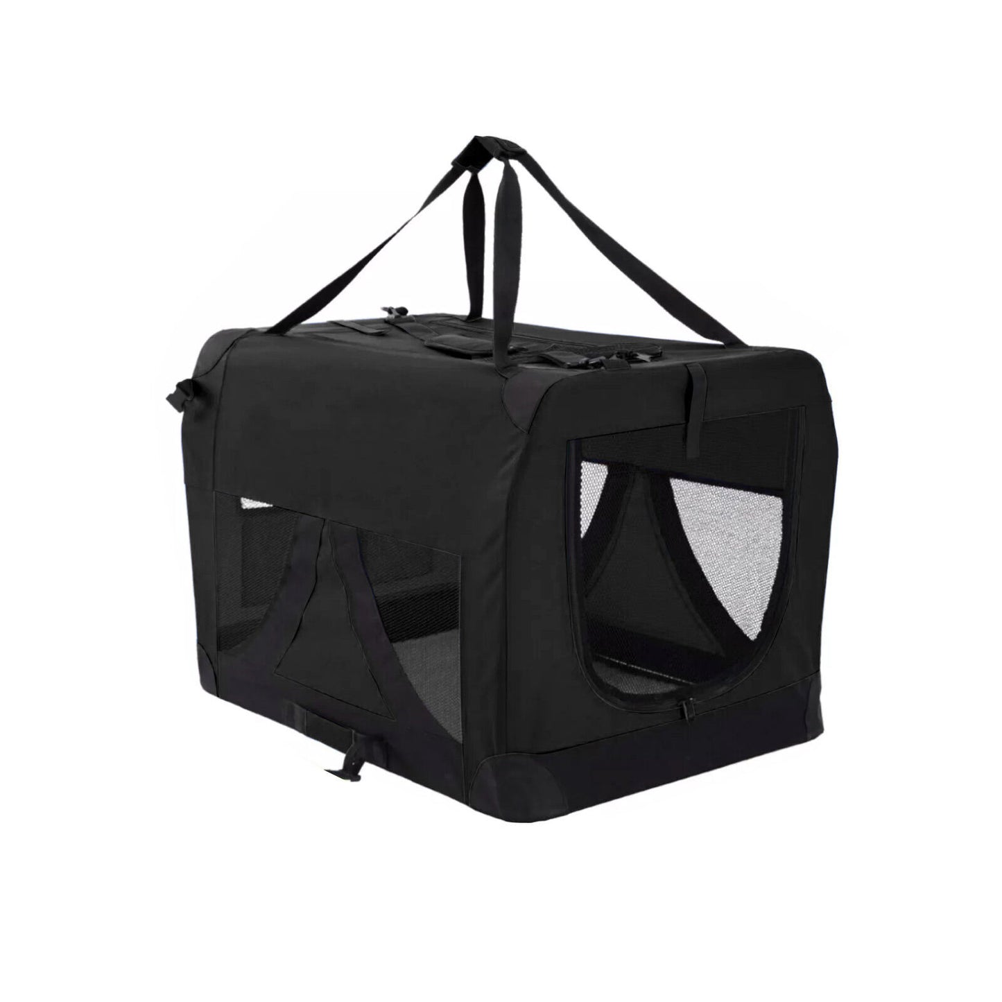Portable Soft Dog Cage Crate Carrier XL BLACK V274-PET-3002XL-BK