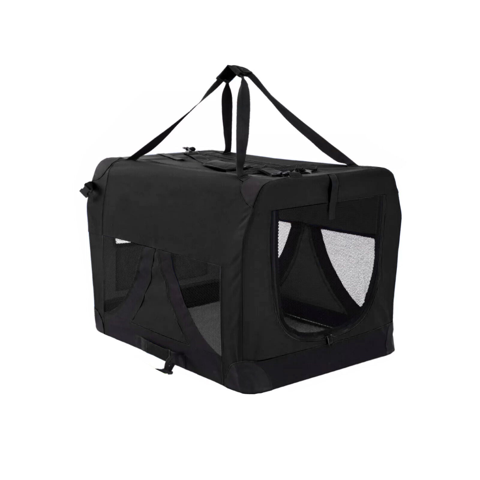 Portable Soft Dog Cage Crate Carrier XL BLACK V274-PET-3002XL-BK
