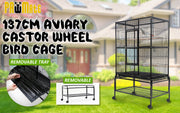 Bird Cage Parrot Aviary MELODY 137cm V274-PET-421A-137