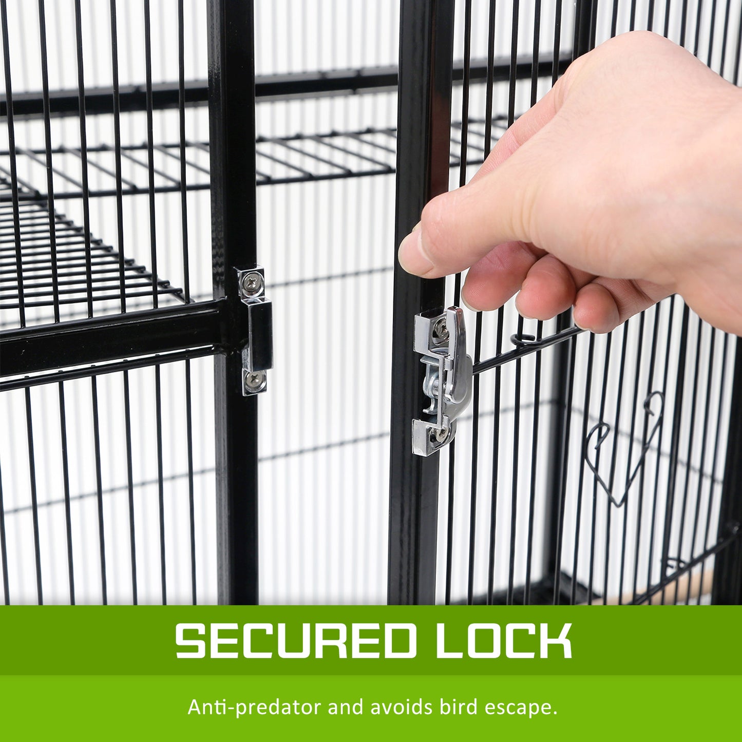 Bird Cage Parrot Aviary MELODY 137cm V274-PET-421A-137