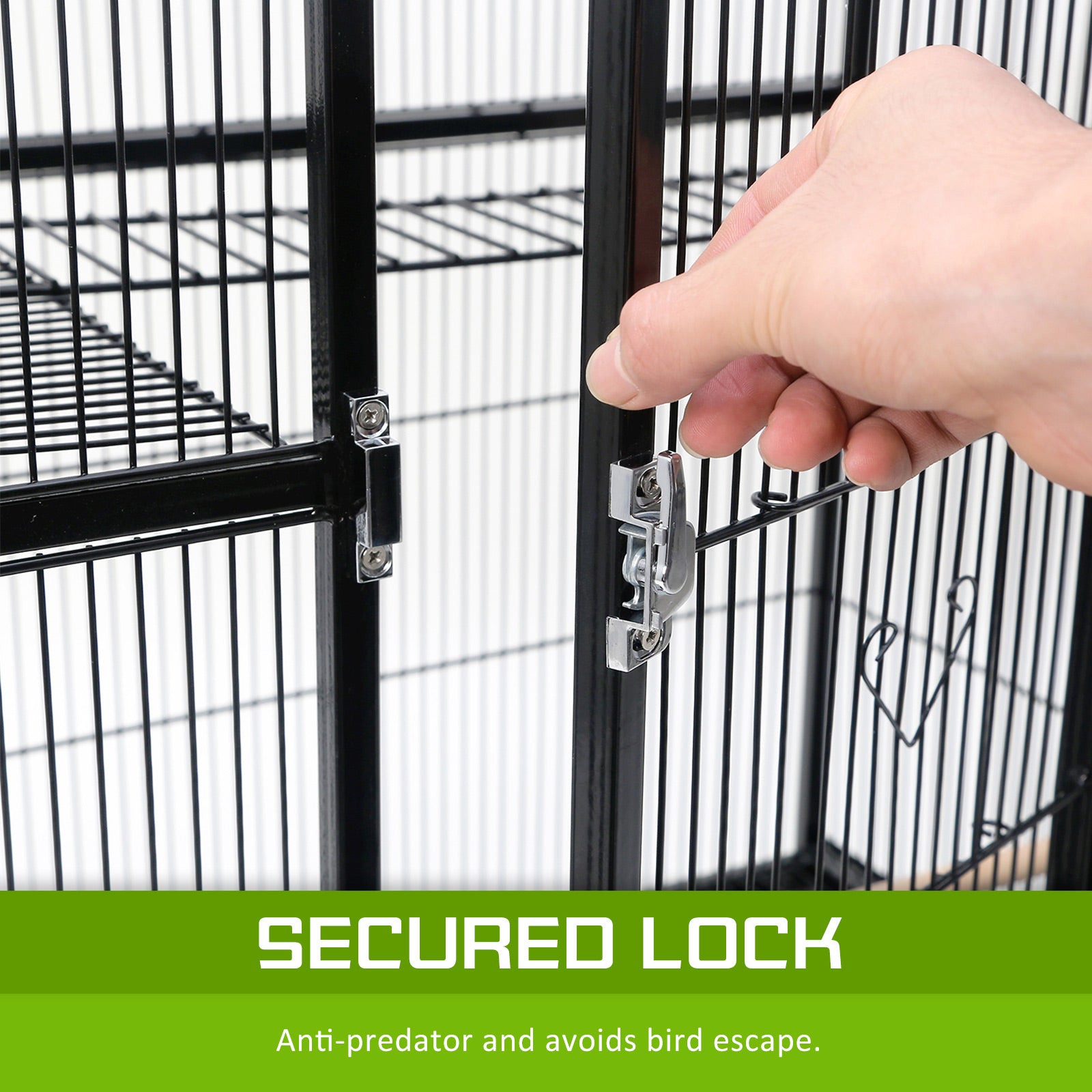 Bird Cage Parrot Aviary MELODY 137cm V274-PET-421A-137